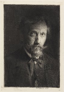Selvportræt af Carl Bloch
