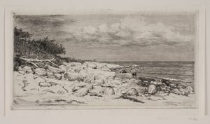 Stenet Strandbred af Carl Bloch