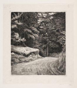 Vejen i Granskoven af Carl Bloch