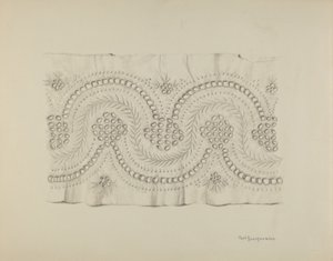 Engelsk broderi af Carl Buergerniss