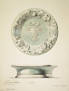 Design af en Onyx skål, 1910