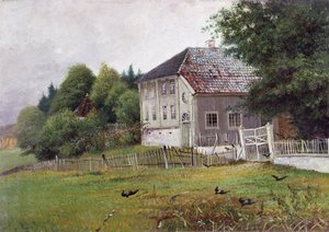 En notars hus, Drobak (olie på lærred)