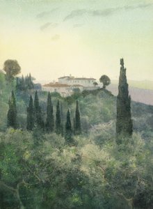 Villa Bocklin, Fiesole af Carl Ernest von Stetten