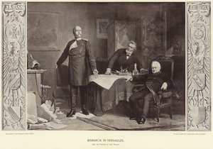 Bismarck i Versailles af Carl Ernst Ludwig Wagner