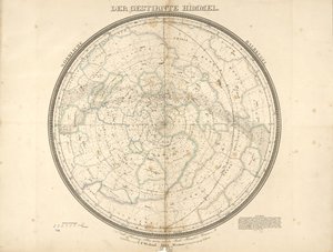 Stjernehimlen - den nordlige halvkugle af Carl Ferdinand Weiland