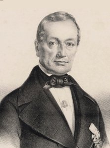 Portræt af komponisten Heinrich August Neithardt 1793-1861, ca. 1850. af Carl Fischer
