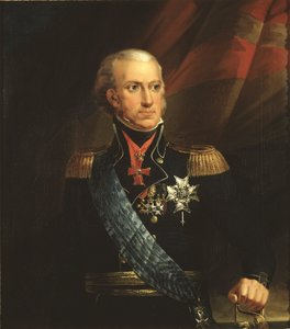 Charles XIII, roi de Suede - Portræt af kong Karl XIII af Sverige (1748-1818), af Breda, Carl Frederik von (1759-1818). Olie på lærred. Mål: 89x78 cm. Nationalmuseum Stockholm