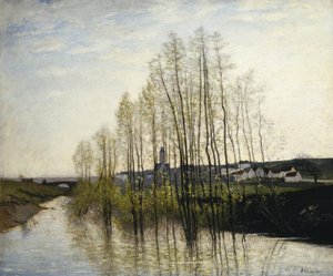 Flodlandskab, Champagne, 1876