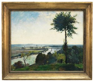 Træet og floden III, Frankrig af Carl Fredrik Hill