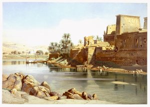 Isis-templet i Philae, 1870