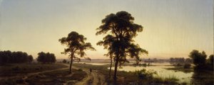 Schlesisk landskab af Carl Friedrich Lessing