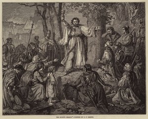 Hussitprædikenen af Carl Friedrich Lessing