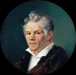 Portræt af Karl Friedrich Schinkel 1781-1841.