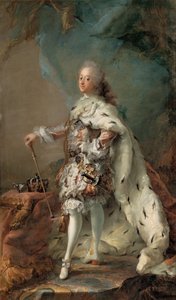 Portræt af Frederik V i salvedug af Carl Gustaf Pilo