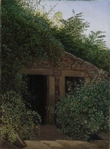 En tilgroet mineskakt af Carl Gustav Carus