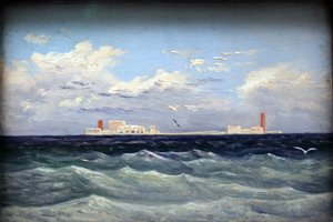 Tysk: Mittelländische Seefestung Middelhavsøens fæstning af Carl Gustav Carus