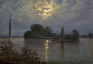 Fuldmåne nær Pillnitz