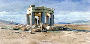 En muslimsk grav nær Baalbek af Carl Haag
