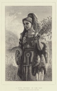 En ung druidinde af Carl Haag