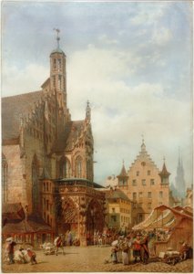 Frauenkirche i Nürnberg af Carl Haag