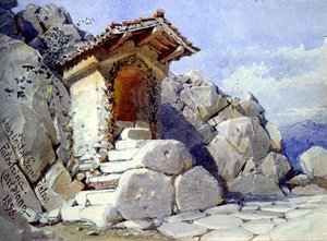 Madonnaletta nær Castel San Pietro, Palestrina, Sabine Hills af Carl Haag