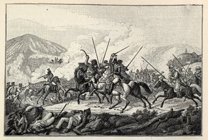 General Vandammes tilfangetagelse i slaget ved Kulm den 30. august 1813. af Carl Heinrich Rahl