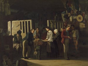 Pantelånerbutikken II, 1859 af Carl Hendrik d Unker