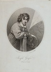 Halv-længde portræt af Josef Maria Grassi efter et selvportræt af Carl Hermann Pfeiffer