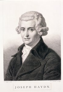 Joseph Haydn (1732-1809) graveret af F.A. Andorff af Carl Jager