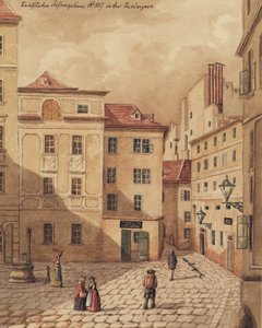 Knaffelsche Foundation House på Jacobergasse nr. 807 i Wien af Carl L. Wiesböck