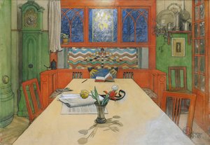 Dagen er færdig, godnat! 1908 af Carl Larsson