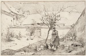 Fransk bondegård af Carl Larsson