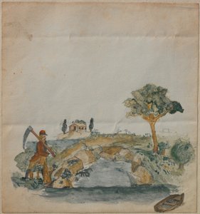 Landskab med en sø