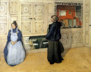 Mor og datter af Carl Larsson