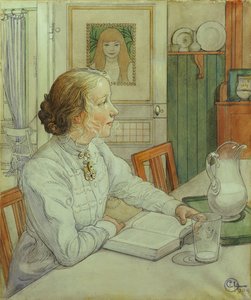 Min ældste datter, 1904 af Carl Larsson