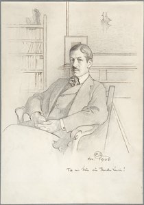 Portræt af Thorsten Laurin af Carl Larsson
