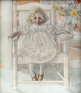 Portræt af Inga-Maria Thiel af Carl Larsson