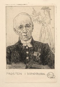 Præsten (Petterson) i Sundborn af Carl Larsson