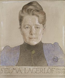 Selma Lagerlöf, 1902 af Carl Larsson
