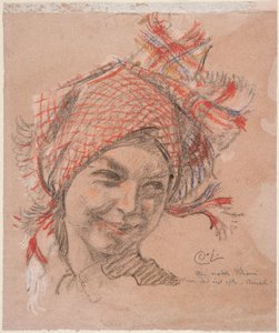 Hovedstudie af Carl Larsson
