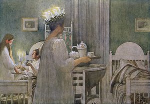 St. Lucy-festen den 13. december af Carl Larsson