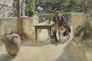 Vinranken af Carl Larsson