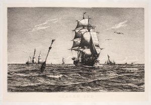 Skagen ind af Carl Locher