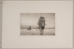 Stille aften i Nordsøen af Carl Locher