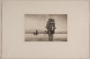 Stille aften i Nordsøen af Carl Locher