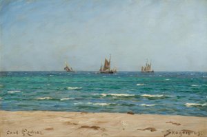 C. Locher, sejlbåde i Skagen af Carl Ludvig Locher