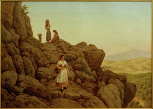 C.L.Jessen, stenet landskab nær Rocca di Papa