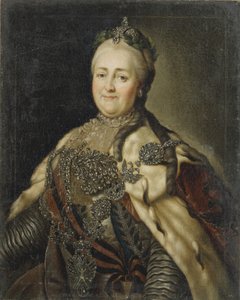 Portræt af kejserinde Catherine II 1729-1796, 1780