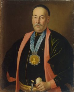 Portræt af Stepan Danilovich Yefremov, Ataman af Don Cossack Host, 1765