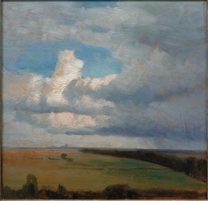 Landskab nær München af Carl Ludwig Seeger